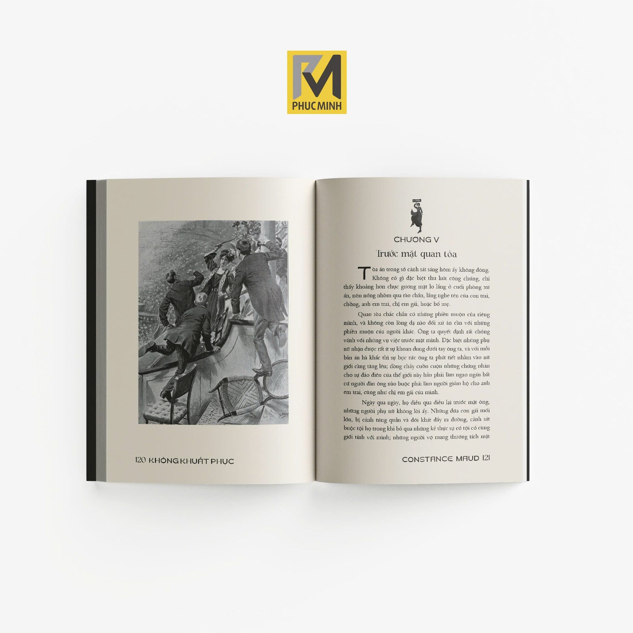 Sách Văn Học Kinh Điển - Không Khuất Phục - Constance Elizabeth Maud - Phuc Minh Books