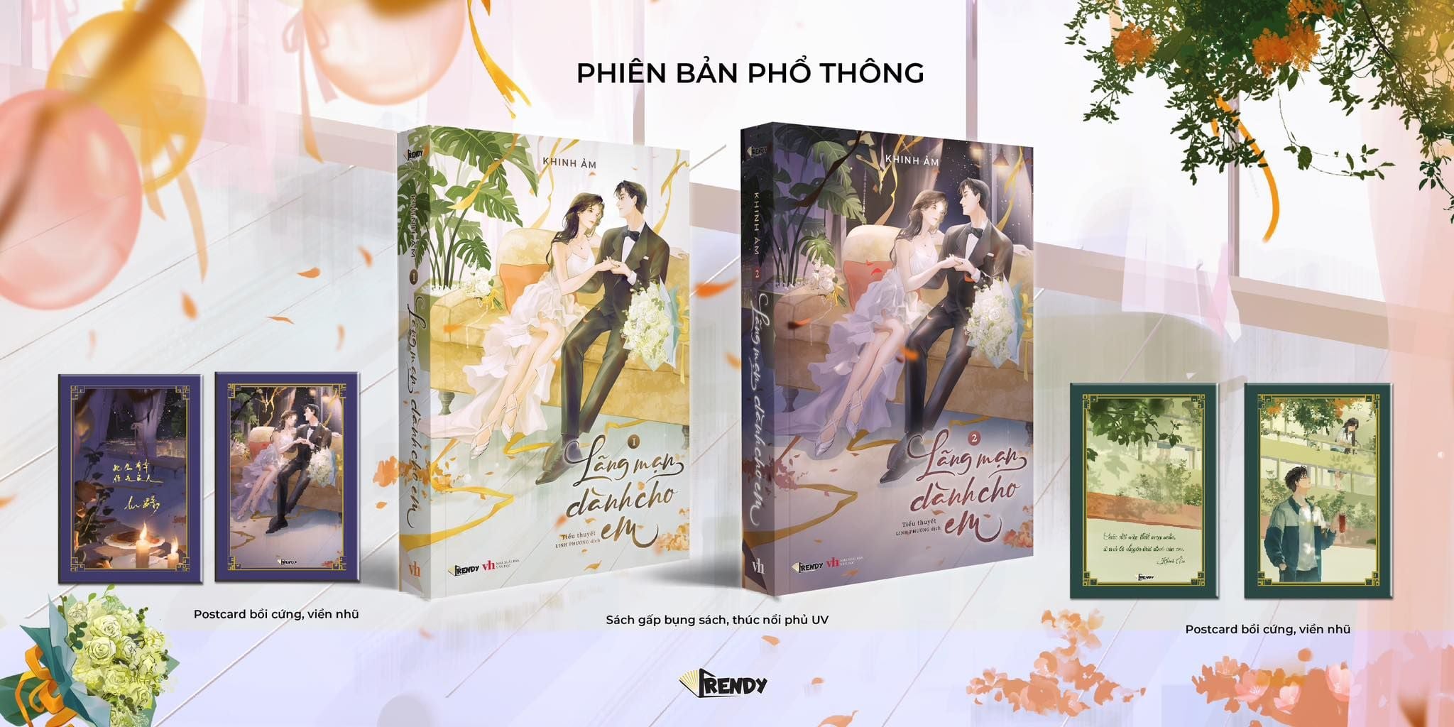 Sách Tiểu Thuyết Ngôn Tình - Lãng Mạn Dành Cho Em - Khinh Ảm