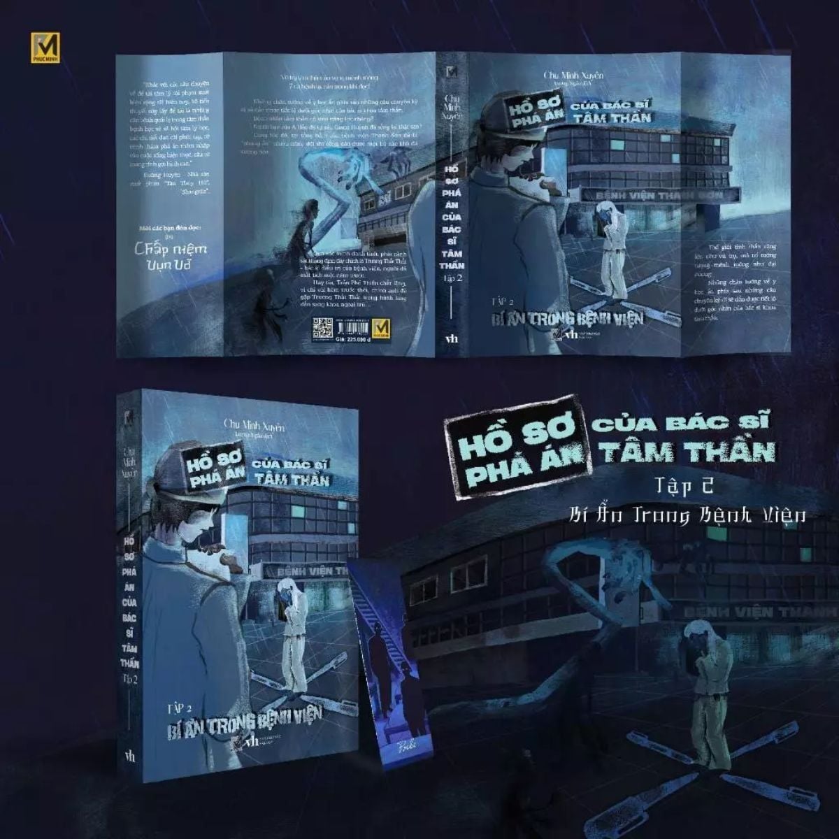 Sách Trinh Thám Trung Quốc - Hồ Sơ Phá Án Của Bác Sĩ Tâm Thần (Tặng sổ tay) - Chu Minh Xuyên - Phuc Minh Books