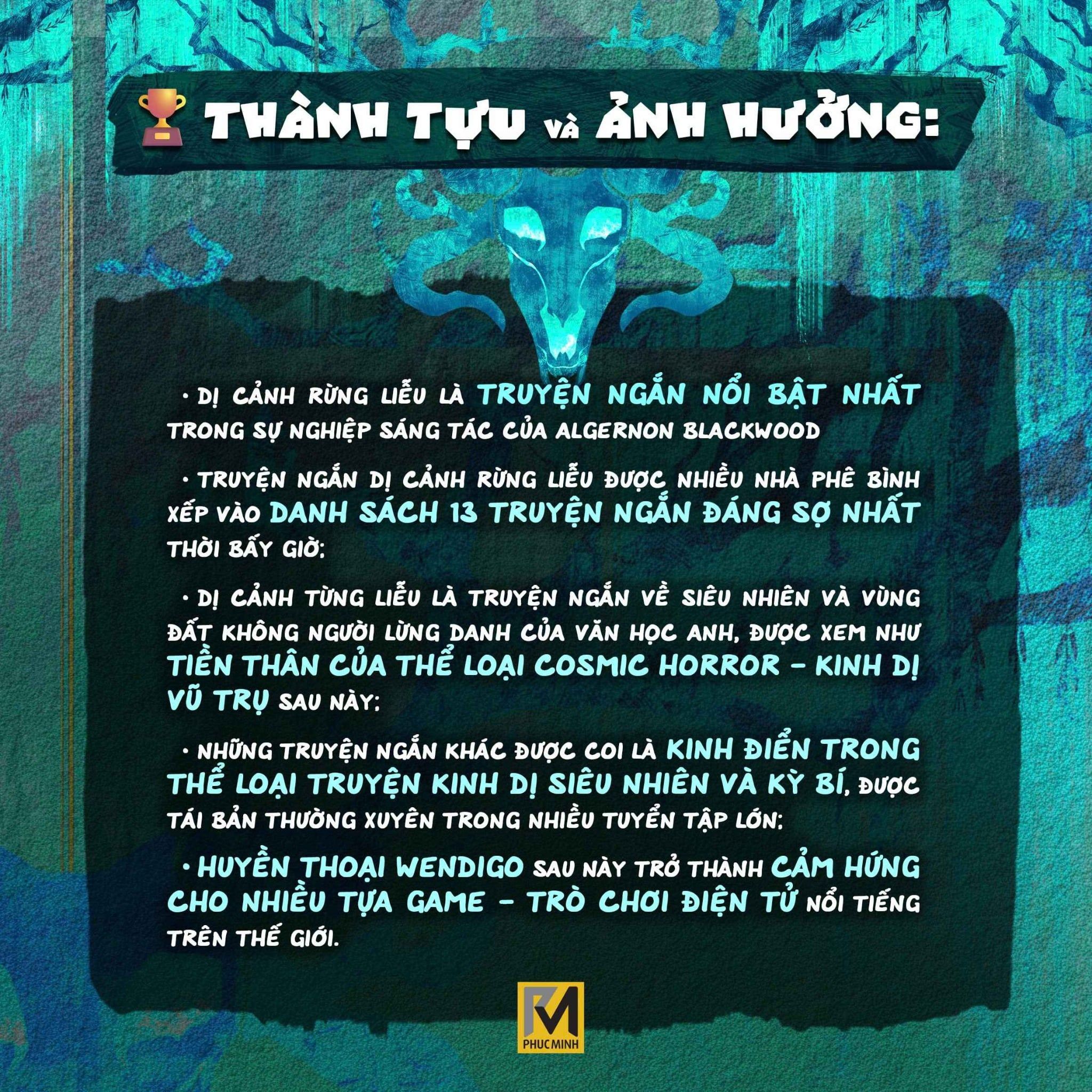 Sách Văn Học Cổ Điển Kinh Dị - Dị Cảnh Rừng Liễu Và Truyện Ngắn Khác - Algernon Blackwood - Phuc Minh Books