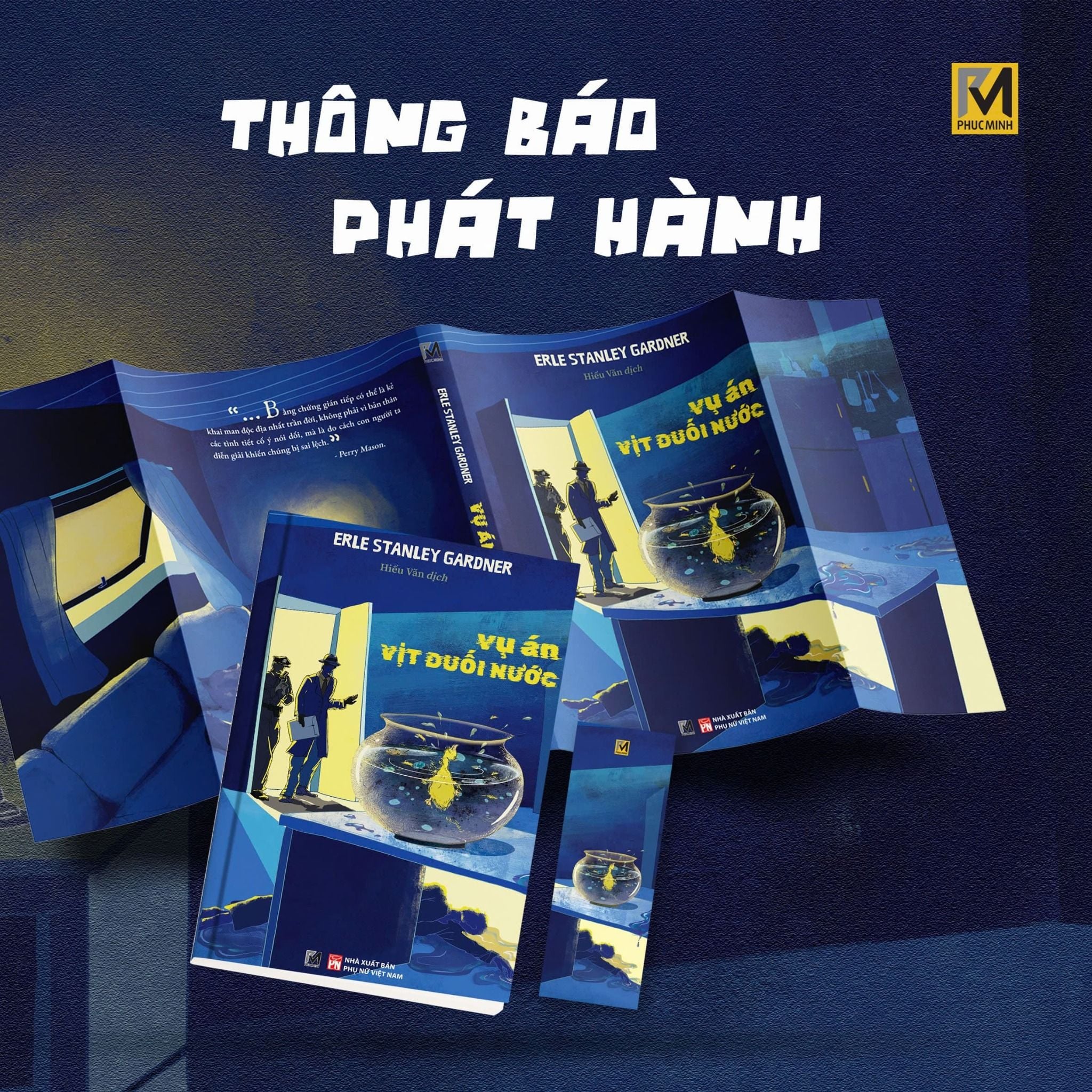 Sách Tiểu Thuyết Trinh Thám - Vụ Án Vịt Đuối Nước - Erle Stanley Gardner - Phuc Minh Books