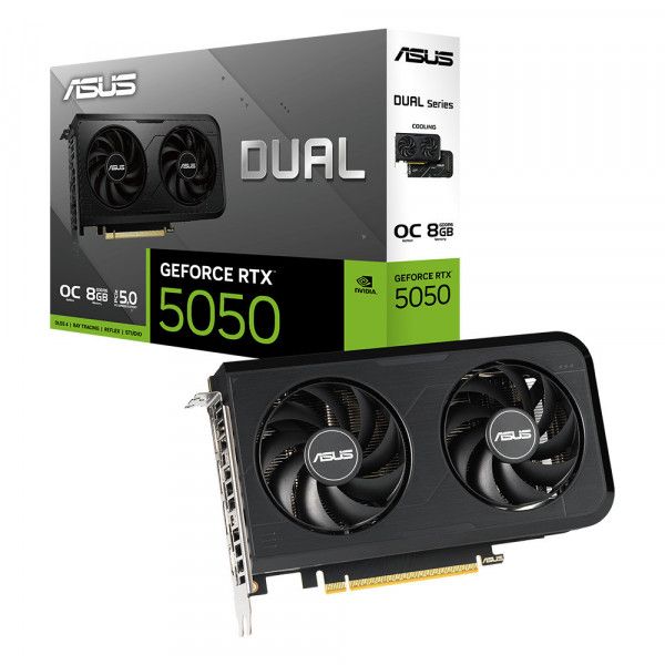  ASUS DUAL GEFORCE RTX 5050 8GB GDDR6 OC EDITION 