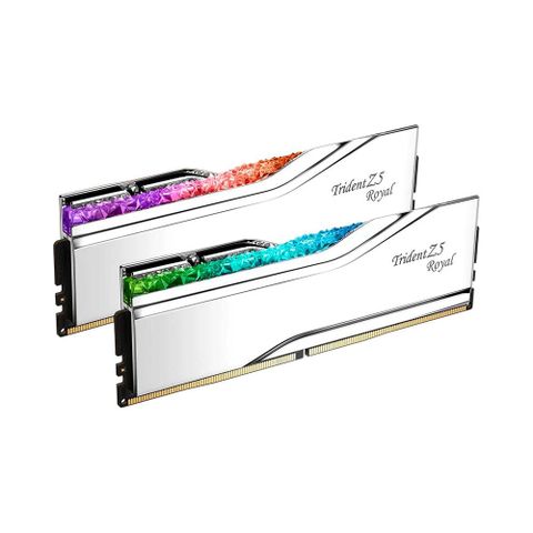  Ram G.Skill Trident Z5 Royal 96GB (2x48GB) CL32 6400MHz DDR5 Silver (F5-6400J3239F48GX2-TR5S) 