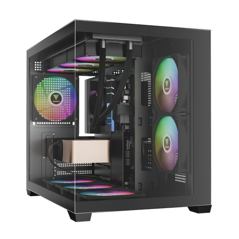  Case Gamdias AURA GC10M V2 Black ARGB CAAURAGC10MV2BLGA 