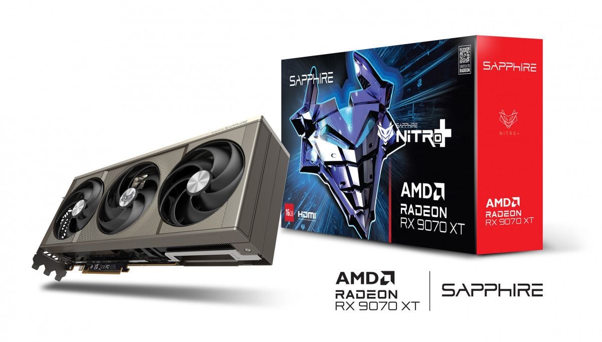  SAPPHIRE NITRO+ AMD RADEON RX 9070 XT GAMING OC 16GB 