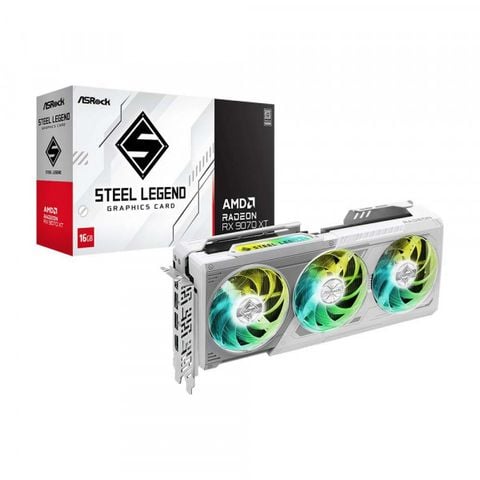  ASRock AMD RX 9070 XT 16G Steel Legend 