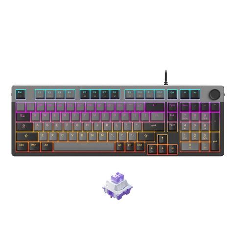  Bàn phím cơ có dây Dareu EK98L RGB Grey-Black 