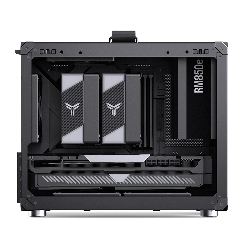  Vỏ Case Jonsbo C6 MAX BLACK/WHITE (Mini Tower/Không Kèm Quạt) 