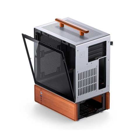  Vỏ Case Jonsbo T7 Black/ Silver (Mini Tower, M-ATX, Mặt lưới) 