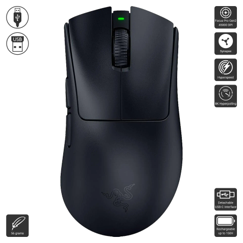  Chuột Gaming không dây Razer DeathAdder V4 Pro 