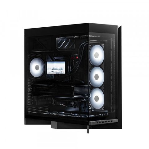  Case TRYX LUCA L70 Black (E-ATX/ Mid Tower/ Màu Đen) 