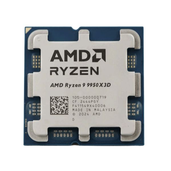  CPU AMD Ryzen™ 9 9950X3D TRAY (Up To 5.7 GHz, 16 Nhân 32 Luồng, 144MB Cache, 170W) 