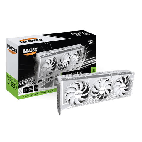  Card màn hình INNO3D RTX 5080 X3 OC WHITE 