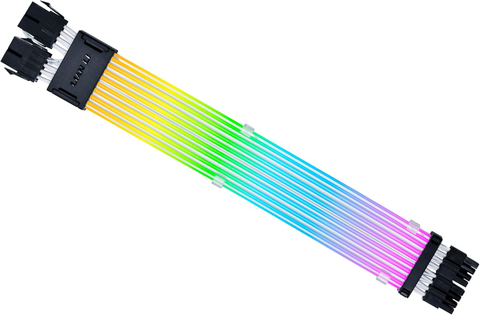  Dây nguồn nối dài Lian-Li Strimer Wireless 8PIN x2 CPU - ARGB 