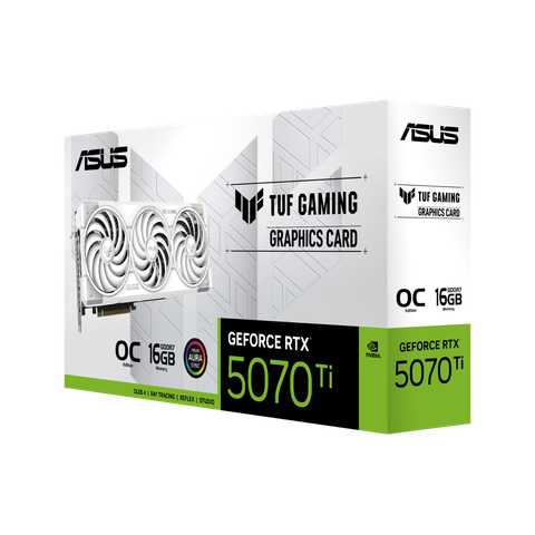  ASUS TUF Gaming GeForce RTX 5070 Ti 16GB GDDR7 OC White Edition 