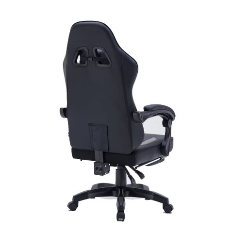  Ghế Gaming WARRIOR GAMING CHAIR - RAIDER SERIES - WGC210- Black/Gray 