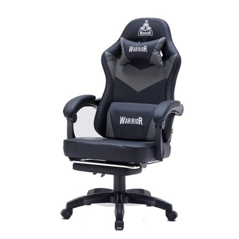  Ghế Gaming WARRIOR GAMING CHAIR - RAIDER SERIES - WGC210- Black/Gray 