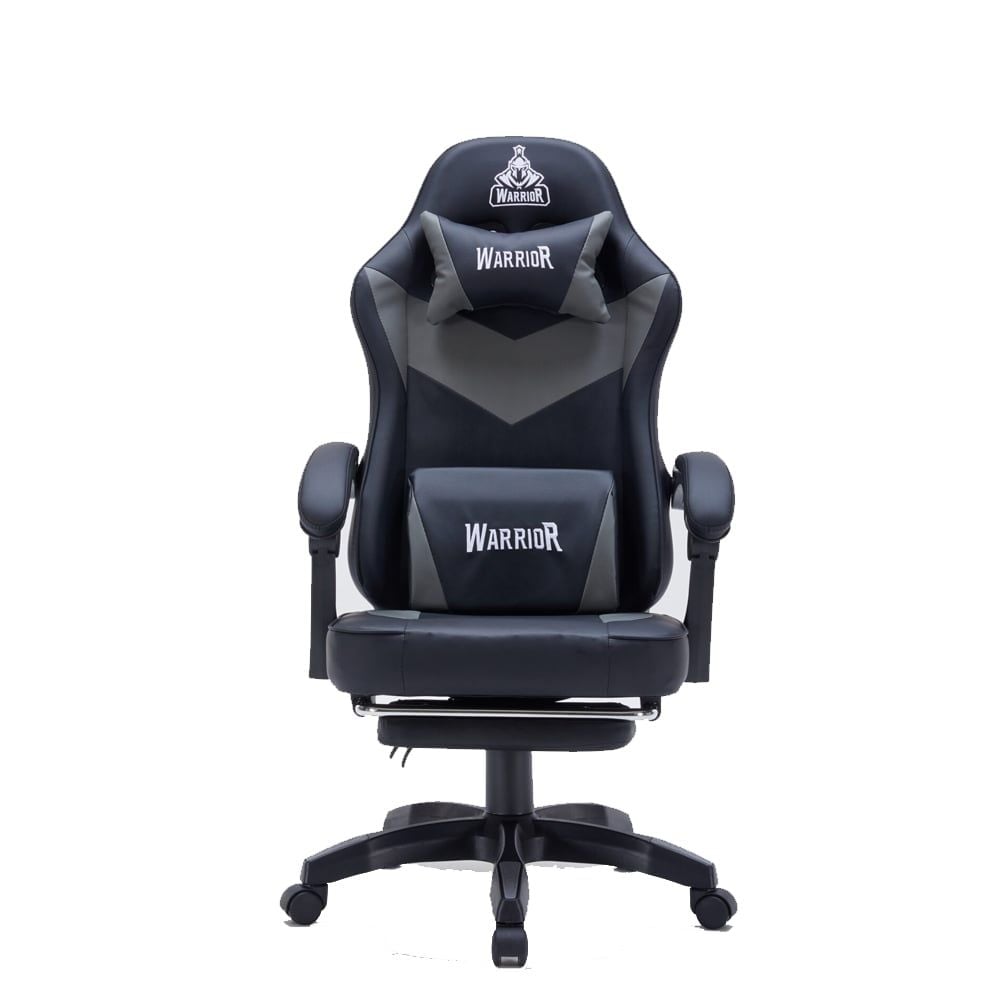  Ghế Gaming WARRIOR GAMING CHAIR - RAIDER SERIES - WGC210- Black/Gray 