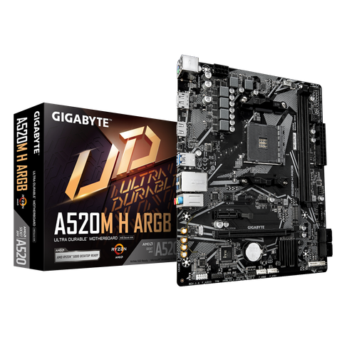  MAINBOARD GIGABYTE A520M H ARGB 