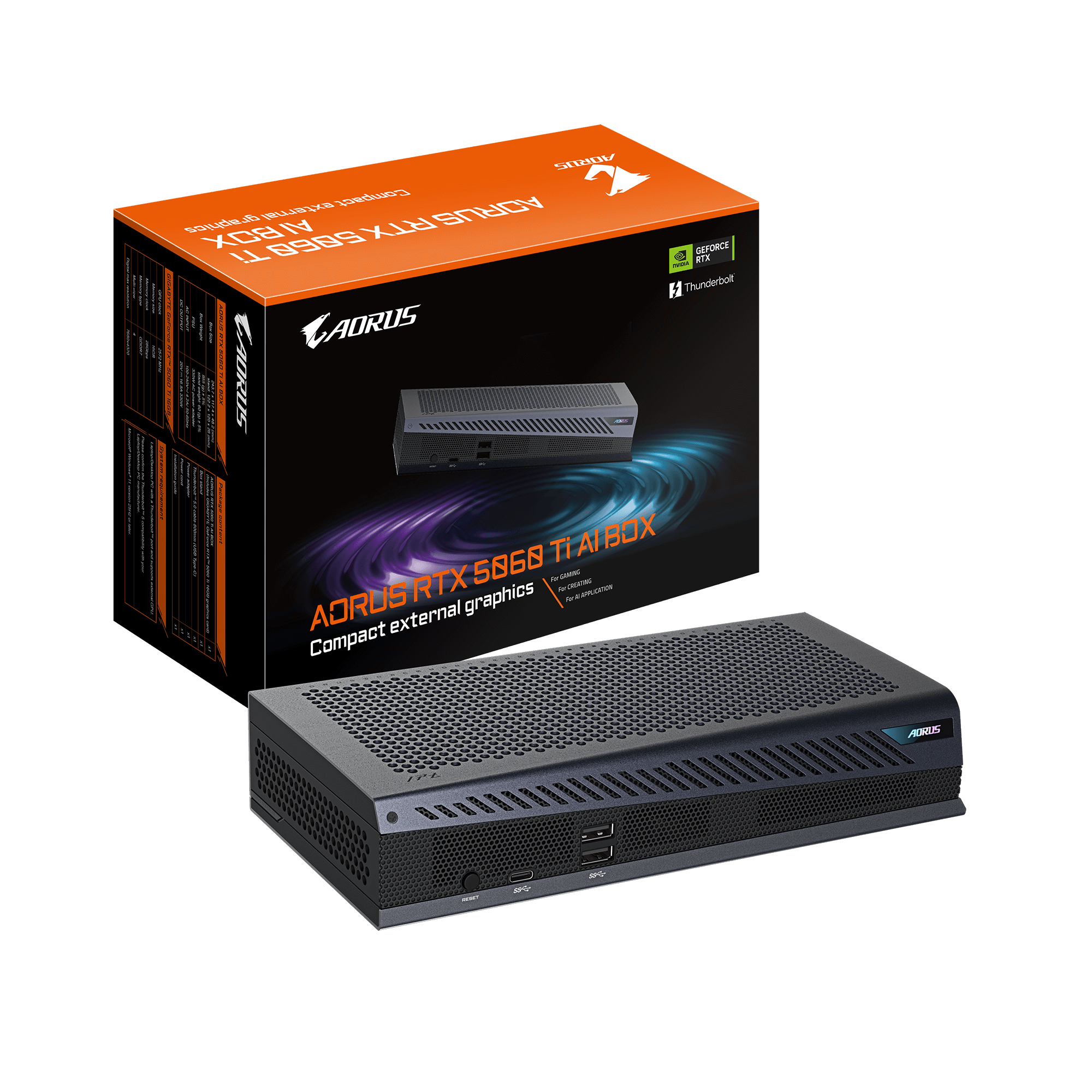  BOX AORUS RTX 5060 Ti AI 