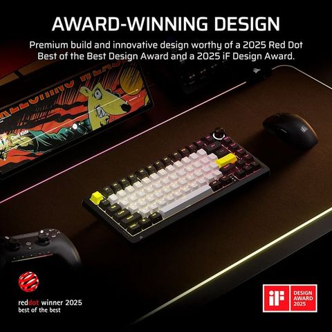  Bàn phím cơ Corsair Makr Pro 75 HE RGB Hotswap SOCD (Corsair MGX Sw) 