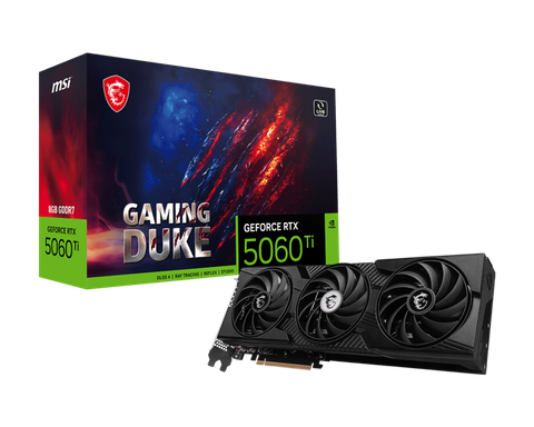  MSI GeForce RTX™ 5060 Ti 8G GAMING DUKE 3X 