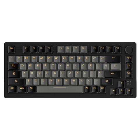  Bàn Phím Cơ Không Dây Dare-U Ek75 Pro Black - Golden (Triple Mode, Gasket Mount, Rgb), Cloud(Linear) Switch 
