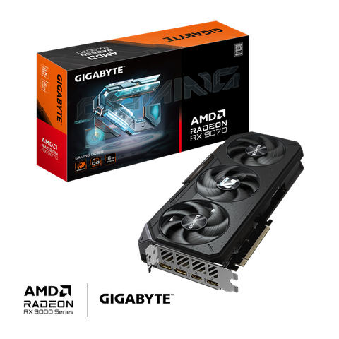  VGA Gigabyte Radeon™ RX 9070 GAMING OC 16GB 