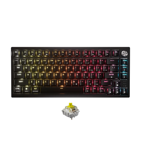  Bàn phím cơ không dây Corsair K65 Plus Black Wireless 75% RGB (Tactile Sw) CH-91D441F-NA 