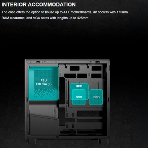  Case Gamdias Atlas M4 Black 