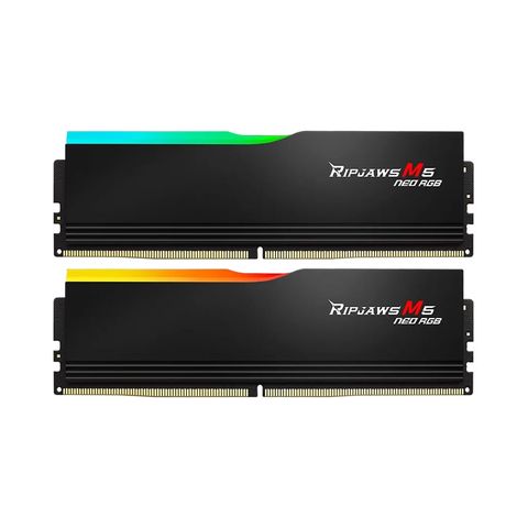  Ram PC G.SKILL Ripjaws M5 Neo RGB Black 32GB (2x16GB) DDR5 6000Mhz – (F5-6000J3648D16GX2-RM5NRK) 