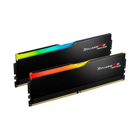  Ram PC G.SKILL Ripjaws M5 Neo RGB Black 32GB (2x16GB) DDR5 6000Mhz – (F5-6000J3648D16GX2-RM5NRK) 