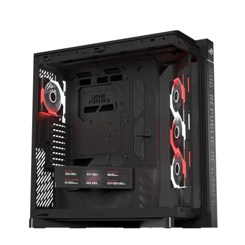  Vỏ Case ASUS ROG Cronox ARGB (Full Tower Panoramic, Màn Hình LCD 9.2 Inch) 