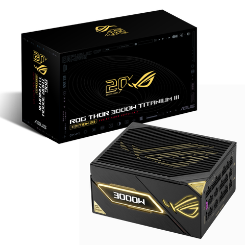  Nguồn máy tính ROG Thor 3000W Titanium III Edition 20 (ROG Equalizer) 