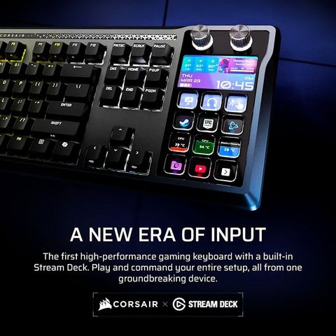  Bàn phím cơ Corsair Galleon 100 SD Stream Deck RGB Hotswap (Corsair MLX Sw) 