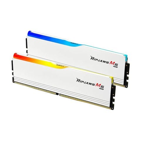  Ram PC G.SKILL Ripjaws M5 WHITE RGB 32GB 5200MHz DDR5 (16GBx2) F5-5200J4040A16GX2-RM5RW 