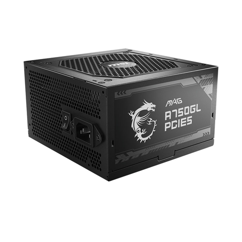  Nguồn máy tính MSI MAG A750GL PCIE5 750W 80 Plus Gold MAG-A750GL-PCIE5 