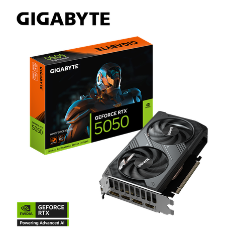  VGA GIGABYTE GeForce RTX™ 5050 WINDFORCE OC 8G 