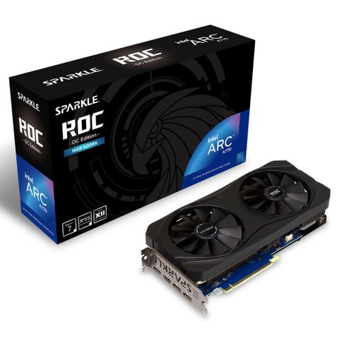  Card Màn Hình SPARKLE Intel® Arc™ A770 ROC OC Edition, 16GB GDDR6 