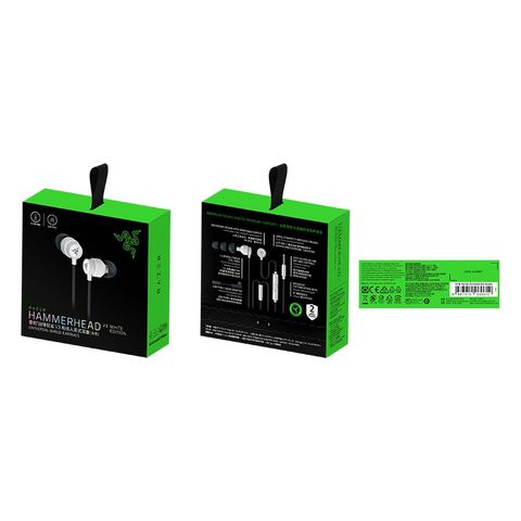  Tai nghe Razer Hammerhead V3 – White Edition 