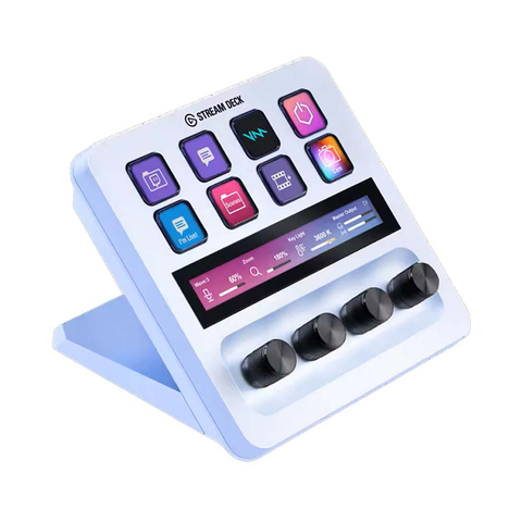  Thiết bị Stream Elgato Gaming StreamDeck+ White 8 Phím Lập Trình 10GBD9911 
