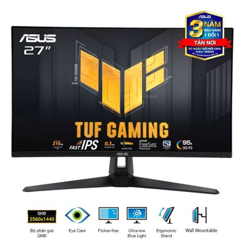  Màn Hình ASUS TUF Gaming VG27AQ5A (27 inch - IPS - 2K - 210Hz - 1ms - Speaker) 
