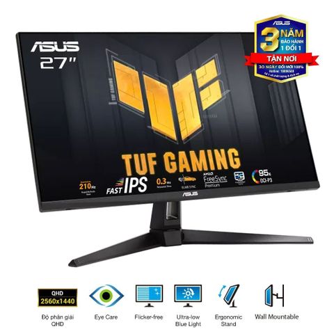  Màn Hình ASUS TUF Gaming VG27AQ5A (27 inch - IPS - 2K - 210Hz - 1ms - Speaker) 