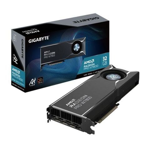  VGA Gigabyte Radeon PRO W7800 AI TOP 32G 