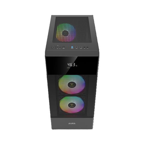  Vỏ Case Gamdias AURA GC5 Black ARGB 