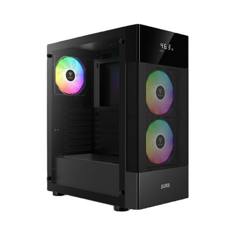  Vỏ Case Gamdias AURA GC5 Black ARGB 