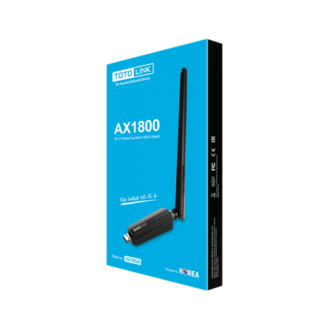  TOTOLINK USB Wi-Fi 6 băng tần kép X6100UA 