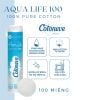 BÔNG TẨY TRANG AQUA LIFE 100 MIẾNG MAY VIỀN chắc chắn, không bong xù