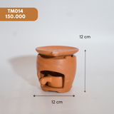  Bếp Xông Thảo Mộc, Bồ Kết Đất Nung - TM06 