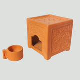  Bếp Xông Thảo Mộc Đất Nung - Kèm Ly Bỏ Nến - TM09 